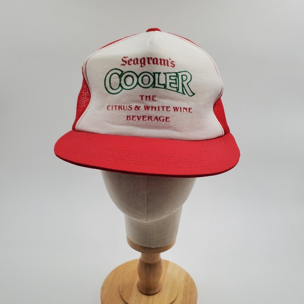 Seagram's Cooler Wine Vintage Mesh Snap Back Trucker Hat